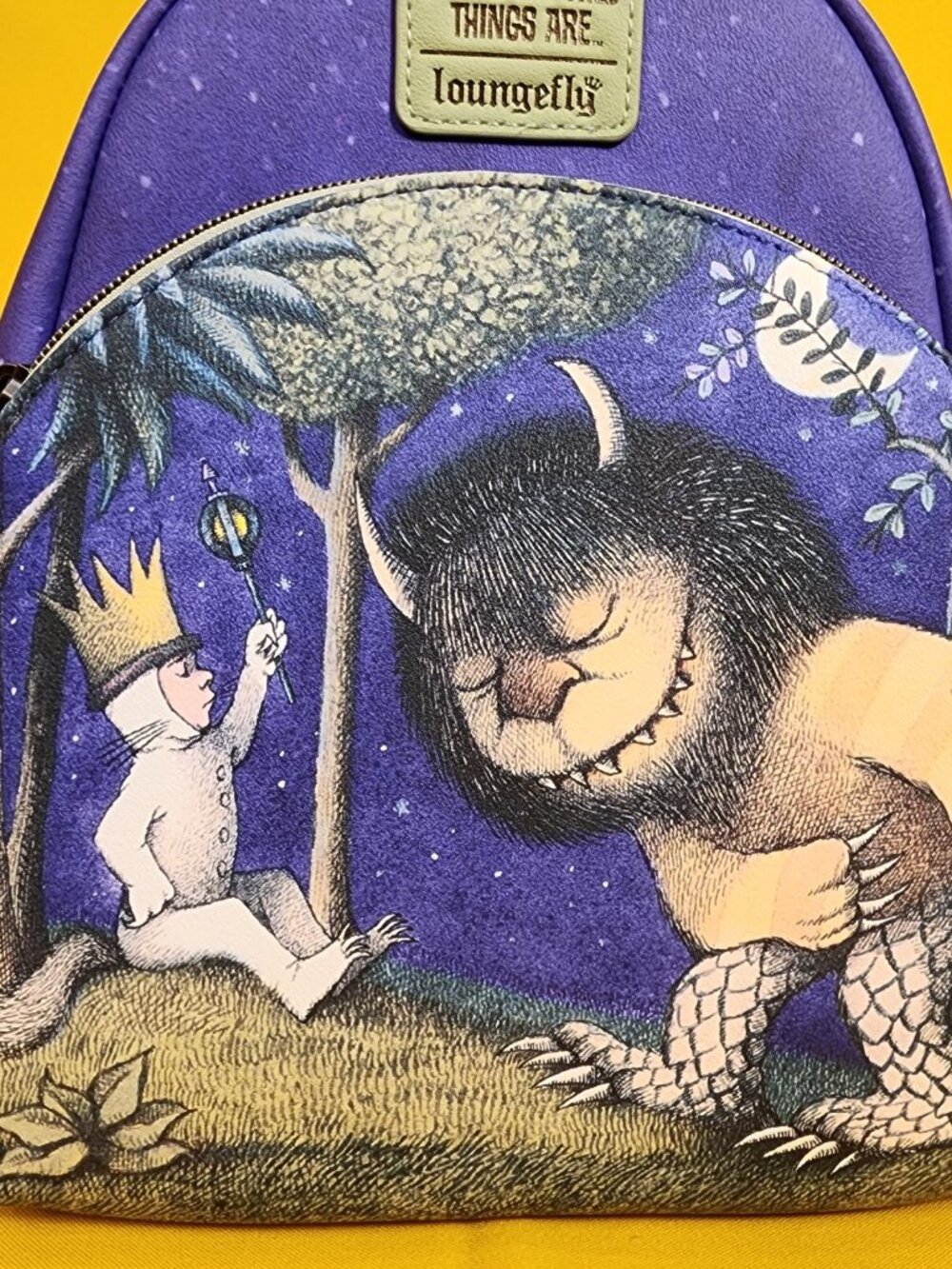 Loungefly Where The Wild Things Are Mini Backpack Soft Tag NEW - Picture 3 of 12